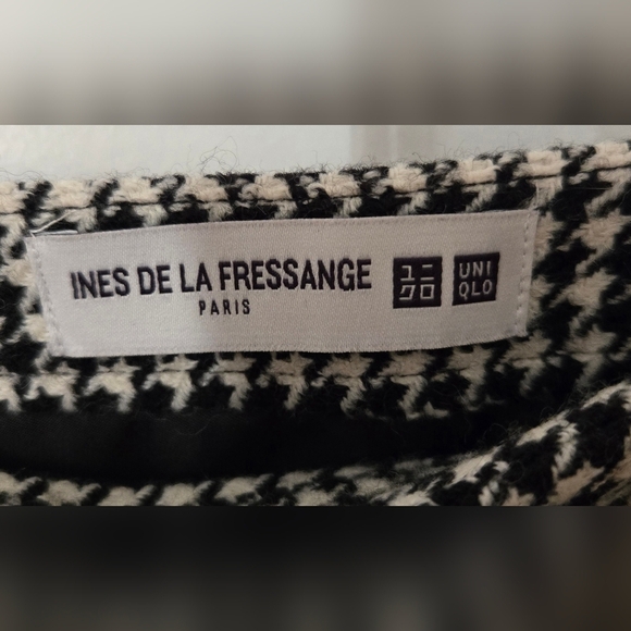 Uniqlo Houndstooth Wrap Skirt - Picture 2 of 6